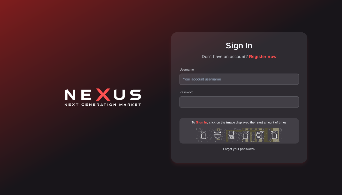 Login Interface Portal